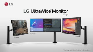 LG UltraWide Ergo Monitor  Designed Around You [upl. by Blaseio]