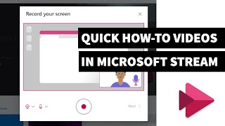 How To Record Your Screen in Microsoft Stream [upl. by Shetrit]