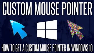 How to Get a Custom Mouse Pointer in Windows 10 USE ANY IMAGE [upl. by Enixam]