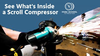 See Whats Inside a Scroll Compressor [upl. by Eivol]