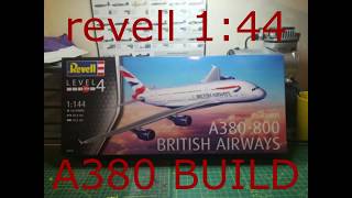 Revell 1144 Airbus A380800 British airways [upl. by Mussman660]