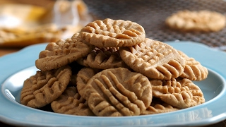 3Ingredient Peanut Butter Cookies [upl. by Bluh]