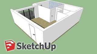 TUTO Sketchup Modéliser à partir dun plan [upl. by Asilehc]