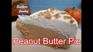 Peanut Butter Pie  Fast and Easy Recipe [upl. by Drobman554]