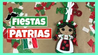 DIY  DECORACIÓN PARA FIESTAS PATRIAS  ADORNO PARA EL 15 DE SEPTIEMBRE 🇲🇽 🎆 [upl. by Malaspina]