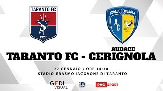 Serie D  Taranto FC  Audace Cerignola [upl. by Nedia180]