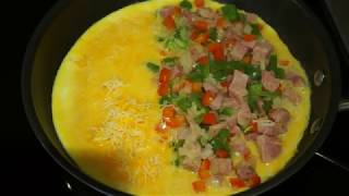 Western Omelet Easy Step By Step Chef [upl. by Ahsakal]