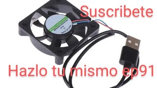 ventilador USB para laptop facil [upl. by Tnek354]