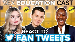 Cast Of Sex Education React To Fan Tweets [upl. by Willmert573]