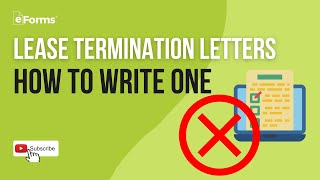 Lease Termination Letters  How to Write One amp Template [upl. by Zetroc]