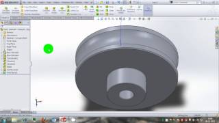 SolidWorks tutorial of Worm Wheel [upl. by Chapa480]