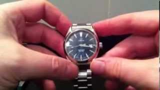 Omega Seamaster battery change [upl. by Mccreary161]