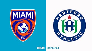 Miami FC vs Hartford Athletic  Game Highlights [upl. by Haddad]