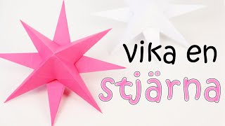 Vika en stjärna  JULPYSSEL MED PAPPER [upl. by Ayram]