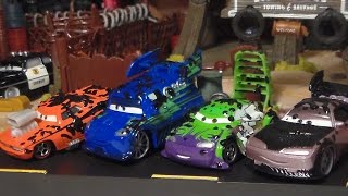 TARRED BOOST WINGO DJ SNOT ROD NEW CARS MATTEL CUSTOM DISNEY PIXAR DIECAST REVIEW [upl. by Gower]