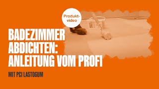 Badezimmer abdichten Anleitung vom Profi [upl. by Aleunam921]