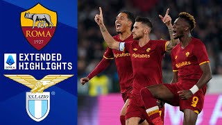 Roma vs Lazio Extended Highlights  Serie A  CBS Sports Golazo [upl. by Adnaerb]