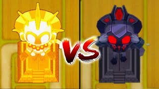 MAX Dark Vengeful Monkey Temple Vs True Sun God Temple Bloons TD 6 [upl. by Anrat879]