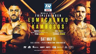 Vasiliy Lomachenko vs George Kambosos  POSTFIGHT PRESS CONFERENCE [upl. by Barret]