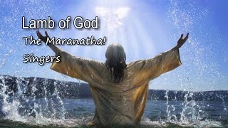 Lamb of God  The Maranatha Singers with lyrics [upl. by Clementis465]