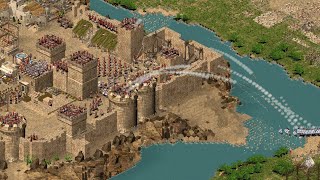 Stronghold Crusader HD  Gameplay PCUHD [upl. by Norym]