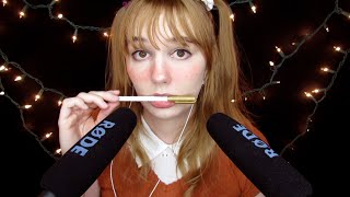 ASMR Pen amp Plastic Straw Noms 💖 [upl. by Lseil736]