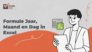 Instructievideo Formule JAAR MAAND en DAG in Excel  Ter Zake Excel [upl. by Nannoc724]