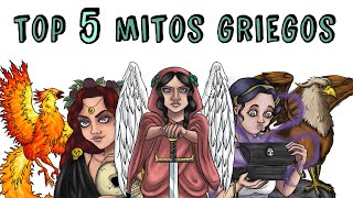 TOP 5 MITOS GRIEGOS Perséfone Grifo Caja de Pandora Ave Fénix Némesis  Draw My Life [upl. by Vipul]