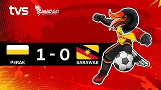 Bola Sepak L Sarawak VS Perak  SUKMA Sarawak 2024 [upl. by Felice]