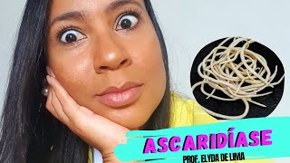 ASCARIDÍASE  Ascaris lumbricoides  PARASITOLOGIA  ENSINO SUPERIOR [upl. by Mackenie]