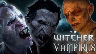 Witcher Monsters Vampires  Witcher Lore  Witcher Mythology  Witcher 3 lore [upl. by Atirhs]