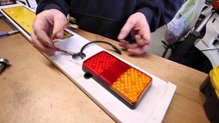 How To Wire LED Trailer Lights [upl. by Aliuqaj]