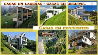 Casas en laderas 🏠 🏡 Casas con terreno inclinado ⛰ [upl. by Yniattirb349]