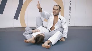 Marcelo Garcia North South Choke amp Spiral Arm Bar [upl. by Colston445]