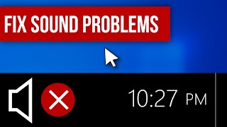 How to Fix ALL Sound Problems on Windows 10 Best Ways [upl. by Laughry]