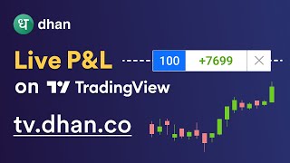 Track your Profit or Loss  PampL live on TradingView charts  tvdhanco [upl. by Talyah]