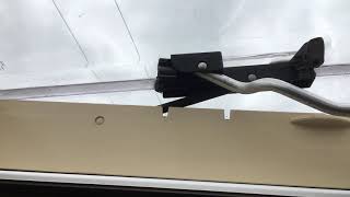 Gas strut replacement on Dometic Seitz roof light [upl. by Claiborn]