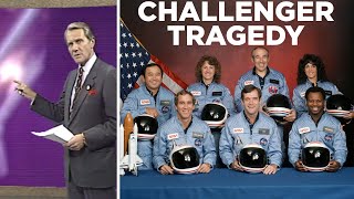 Space Shuttle Challenger explosion Original news coverage [upl. by Aineval503]