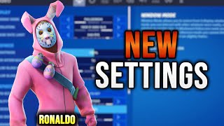 NRG Stable Ronaldo Fortnite Updated Settings  SEASON6 [upl. by Atinwahs]