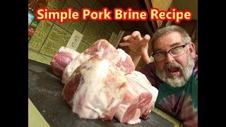 Easy Pork Brine Recipe [upl. by Ocirred]