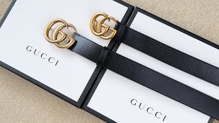 Real vs Replica Gucci HOW TO SPOT A FAKE GUCCI BELT [upl. by Aiciles938]