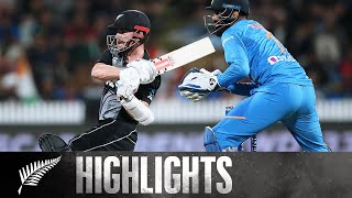 Williamson 95 off 48 Sharma Heroics  FULL HIGHLIGHTS  BLACKCAPS v India  3rd T20 2020 [upl. by Pellegrini]