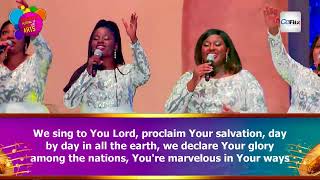 MAGNIFICENT GOD  By LoveWorld Singers South Africa  Highlights from LFMA 2022 Day 2 [upl. by Miltie]