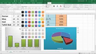 Les graphiques avec EXCEL  Formation Office facile [upl. by Eirac387]