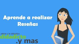 Como hacer una reseña [upl. by Eittod]