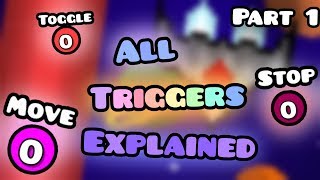 Tutorial How to use ALL TRIGGERS in Geometry Dash Part 1 [upl. by Ihel]