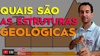 Como entender as ESTRUTURAS GEOLÓGICAS do RELEVO brasileiro [upl. by Zeret]