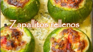 Zapallitos rellenos con carne queso y crema [upl. by Nonnelg]