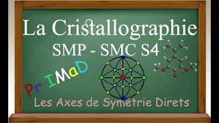 Cristallographie  Symétrie Partie 1 les Axes Directs [upl. by Eidod]