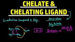 chelate and chelating ligand [upl. by Anerroc28]